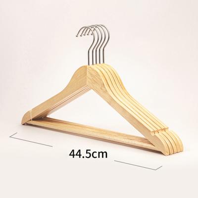 5 Stück Holz-Kleiderbügel, robust, langlebig, platzsparend, Kleiderbügel mit Metallhaken, Schrank-Organizer, Heimbedarf