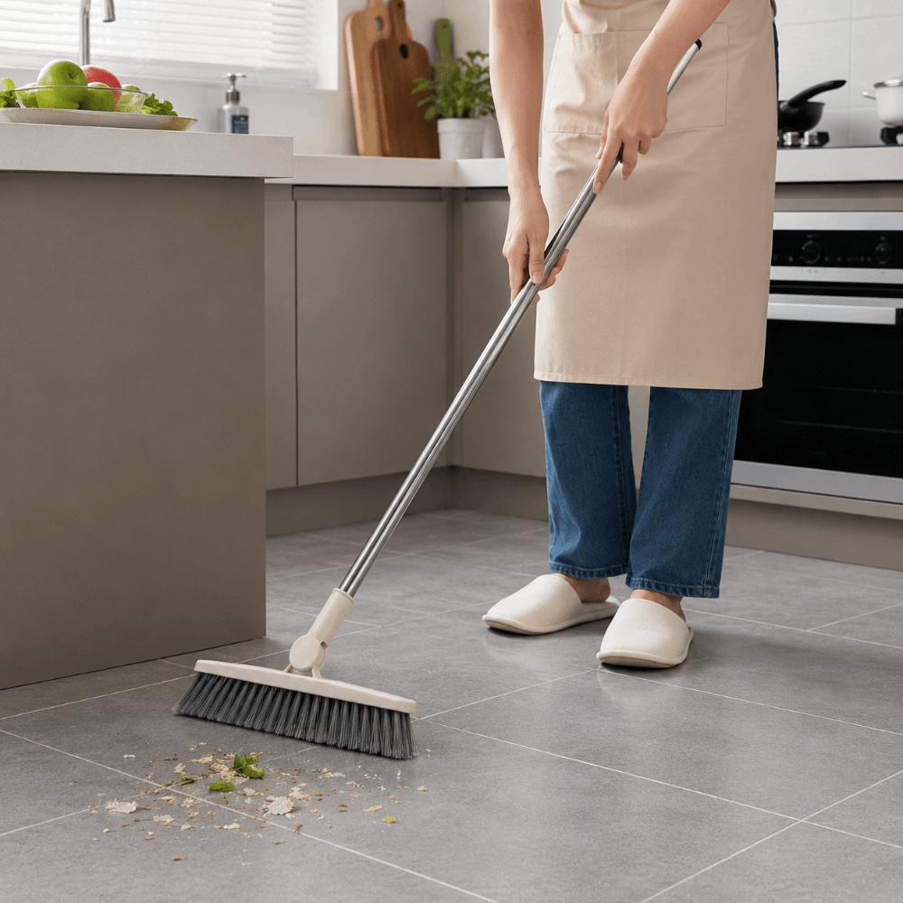 3 In 1 Home Floor Brush Long Handle Groove Tile Cleaning Brush Simple Corner Crevice Mop Floor