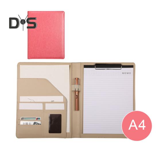 Multifunctional File Folder A4 Document Clipboard Folder with Calculator Pen Slot Card Holder Portfolio Folder with Documents Clip for Business Office