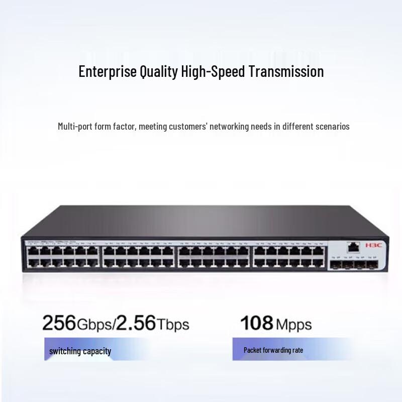 

H3C S1850V2-52P-EI Layer 2 Web Managed Gigabit Switch