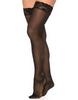 Black Self-Adhesive Stockings Lace Mal1094 Blk