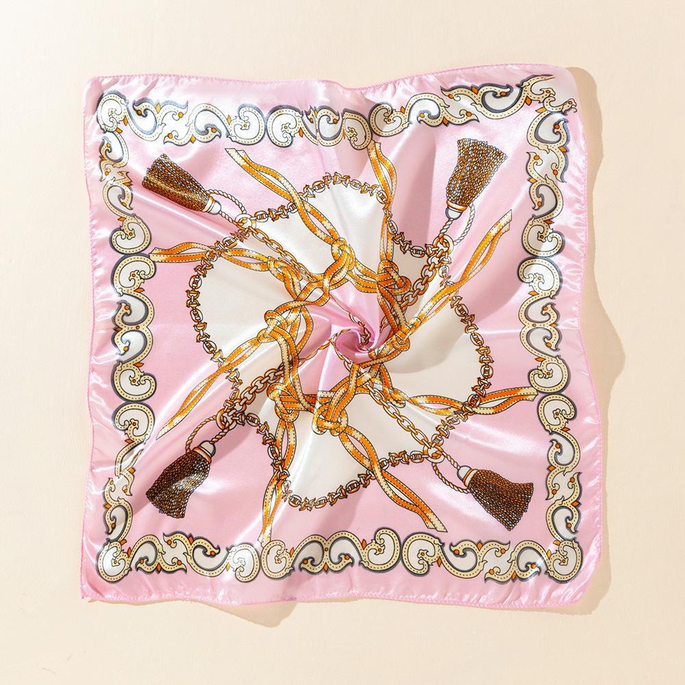 Gift-Giving Bags, Korean Jewelry, Satin Imitation Silk, Small Square Scarf, Silk Scarf, Hand Scarf, Headscarf, Medium Square Scarf Manufacturer