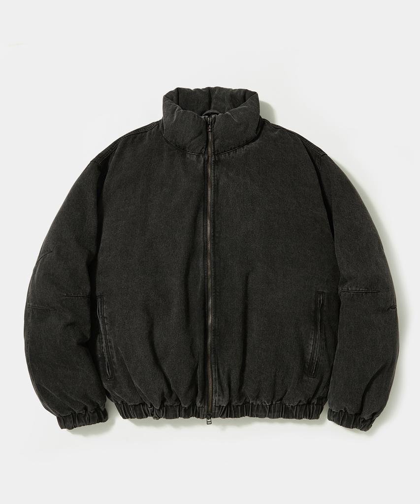 Columbia University B/S Street Denim Over Puffer Gray Denim