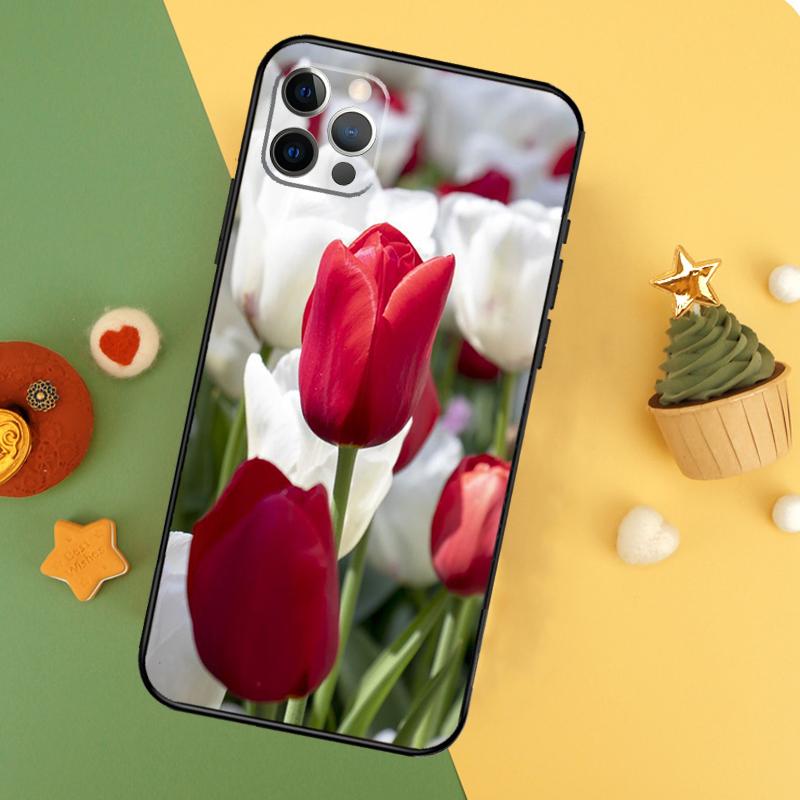 Tulip Flower Colorful Phone Case For iPhone 17 17Air 16 15 14 13 11 12 Pro Max 12 13 Mini 16E Shockproof Cover