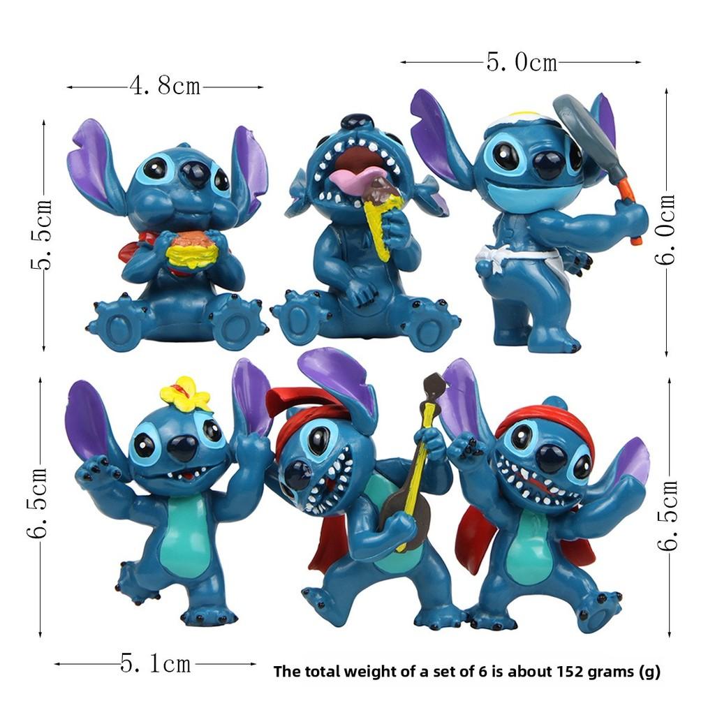 Dancing Singing Stitch Ice Cream Food And Music Theme Mini Model Set Decoration