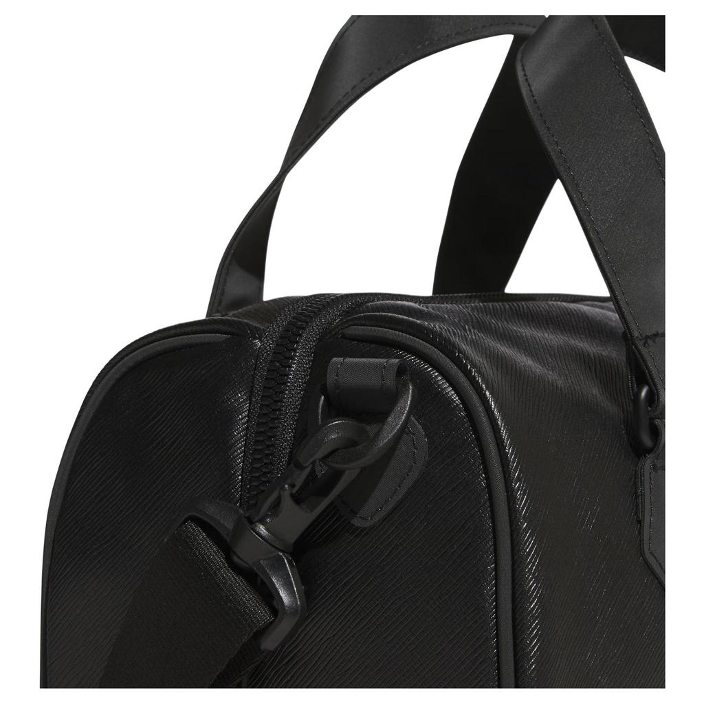 Adidas Leather Sport Performance 6.2L Solid Color Design Polyurethane Tote Bag Unisex Tote Bag Black JZ4375