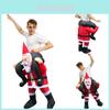 Aufblasbares Kostüm Weihnachten Weihnachtsmann Outfit für Erwachsene Perfekt für Cosplay-Events