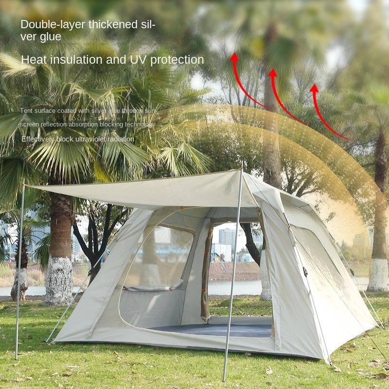 Stan Outdoor Camping Beach Park Camping Kompletní sada Přenosné skládací automatické zahušťování odolné proti dešti