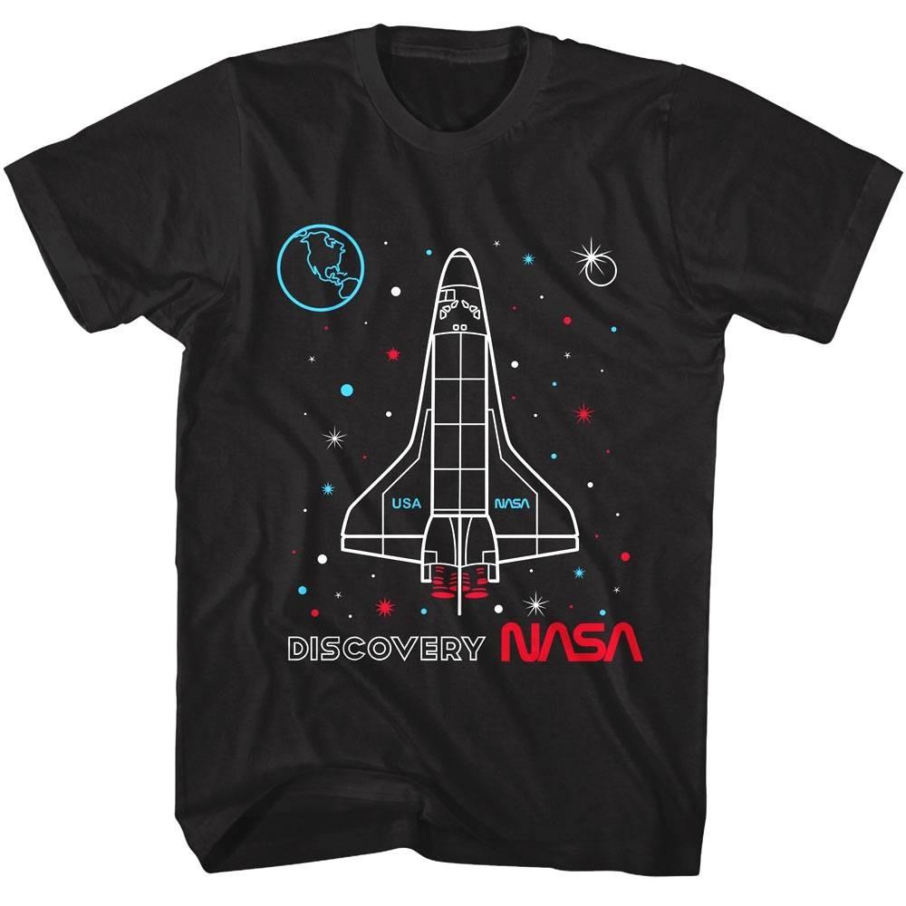 NASA Space Shuttle Discovery Men T Shirt XXXL
