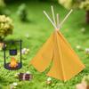 1/12 Miniature Dollhouse Camping Tent Accessories Decor Diorama Hanging Firewood for Fairy Garden