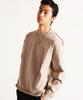 Respect Reverse Stitch Pigment Long Sleeve (Beige)