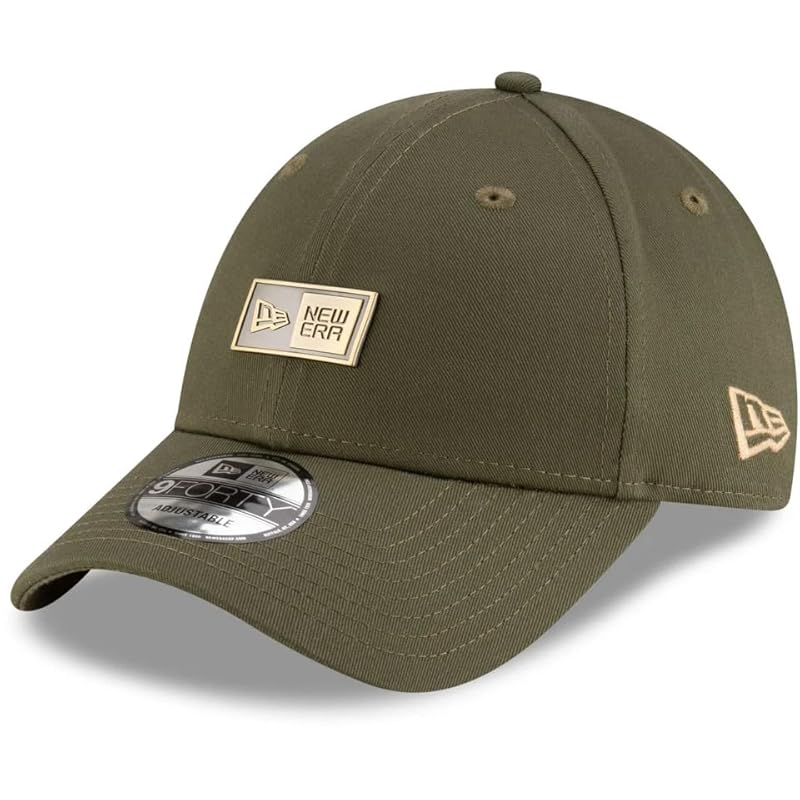 

[New Era] 9 forty adjustable cap - NE FLAG (Plate Olive) [product]