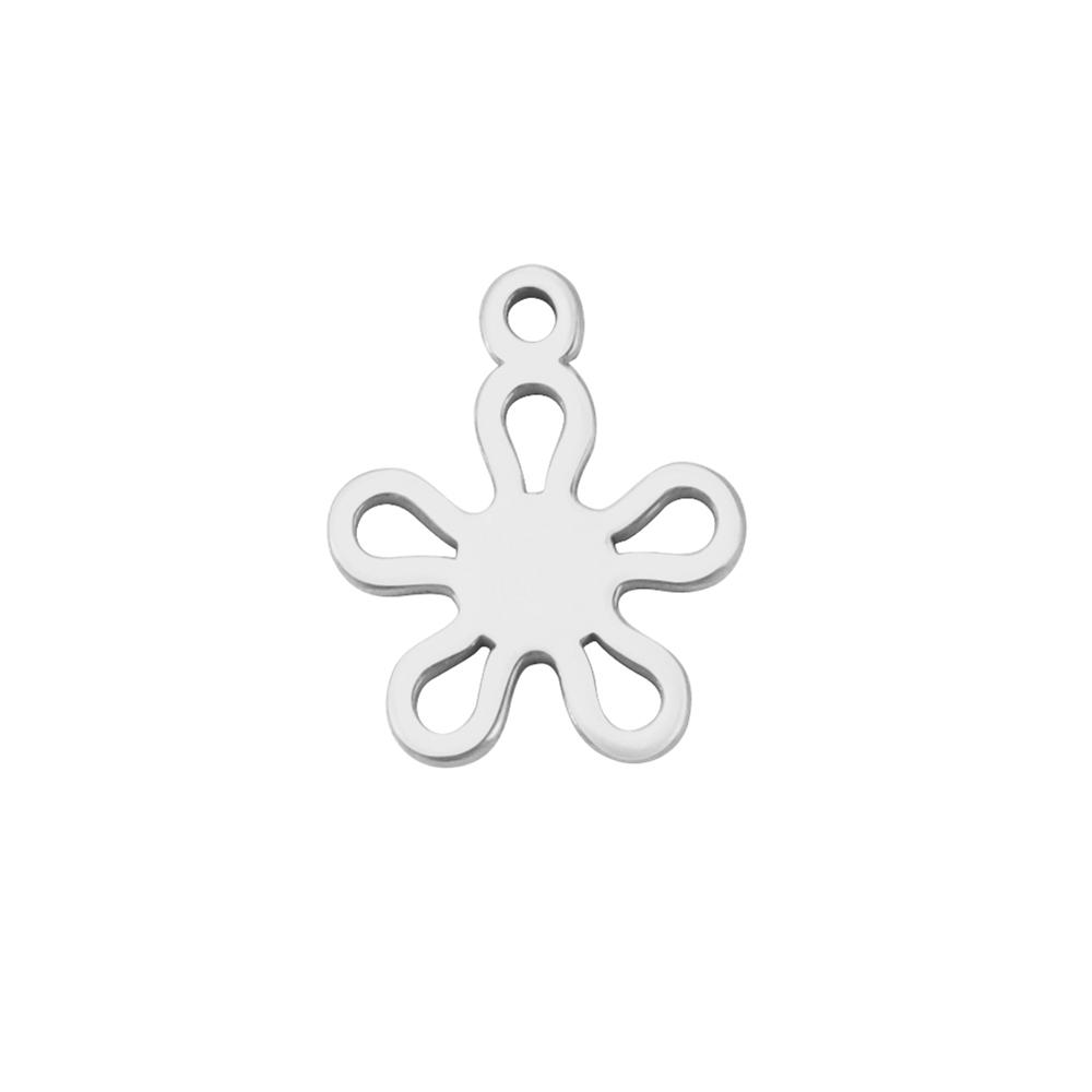 5pcs Tiny Crosses Stars Hearts Charms For Jewelry Make Stainless Steel DIY Bracelet Earring Necklace Pendant Accessory