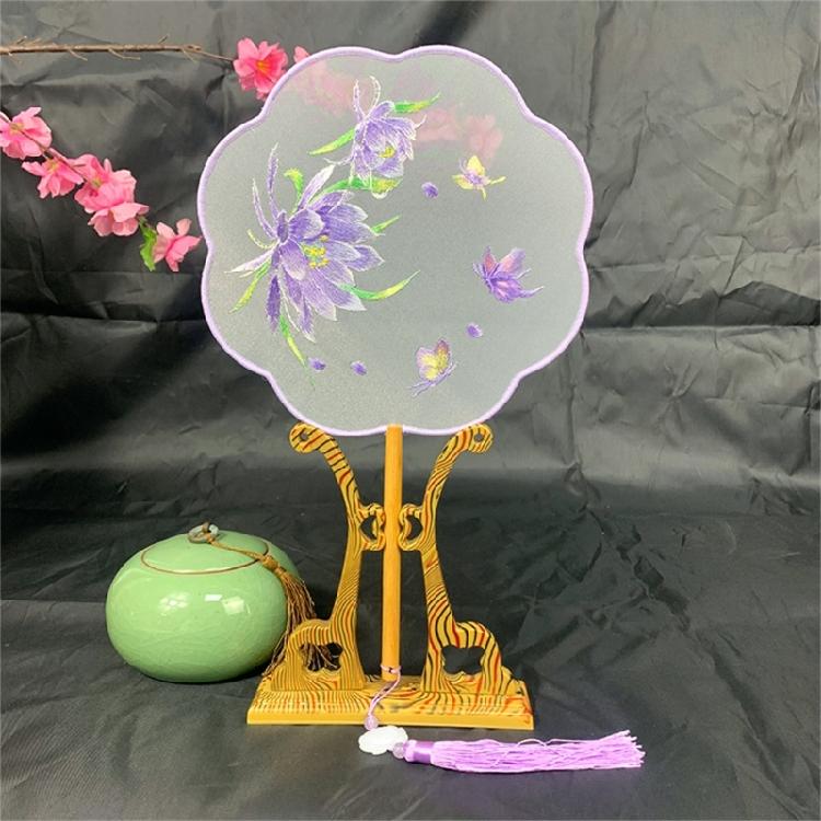 Chinese Styles Hand Fan Double Side Hand Fan for Womens Girl Performances Dance