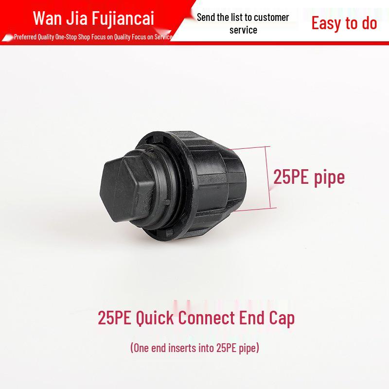 PE-Rohrverbindungsstücke: Schnellkupplungen für Leitungswasser, wärmefreie Ventile, Winkel, T-Stücke, 4- und 6-Punkt-Anschlüsse