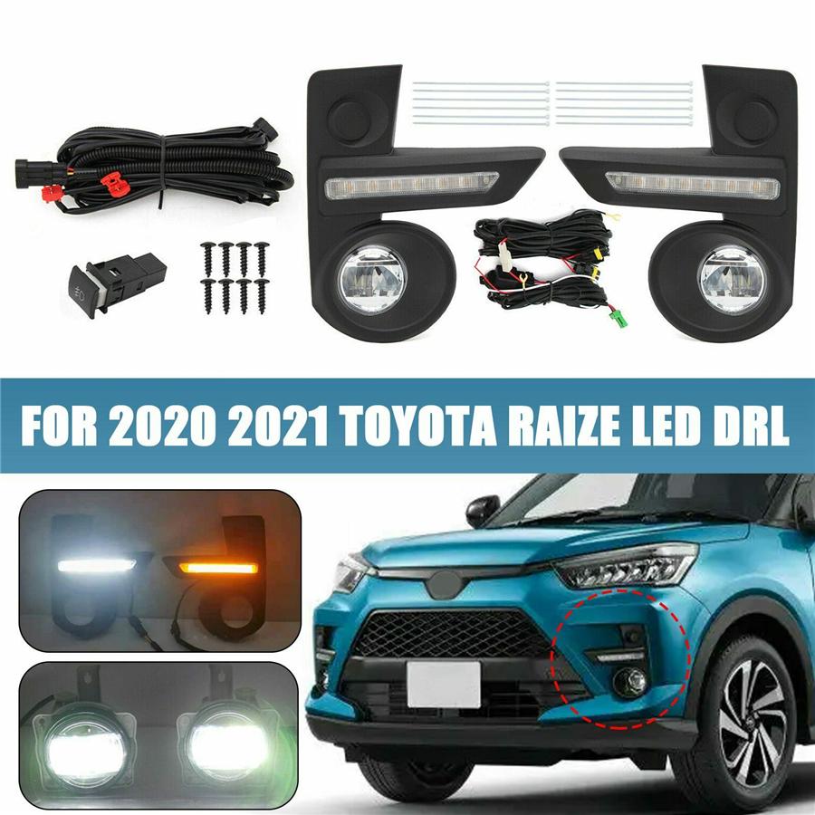 2pcs Daytime Running Lights For Toyota Raize 2020 2021
