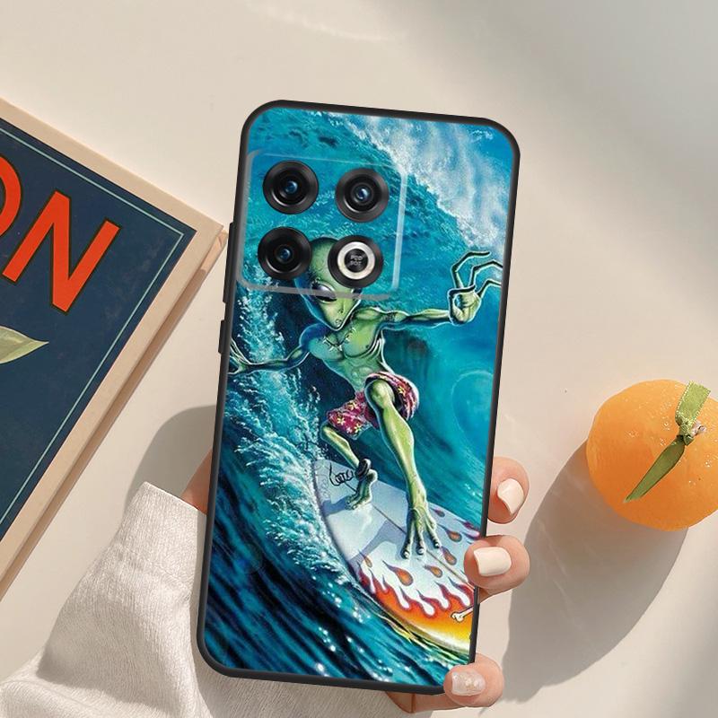 HAWAII BEACH SURF GIRL SURFING ART Case For OnePlus 12R 13R 13T 10R 15 13 12 11 10T 8T Nord CE 4 3 2 Lite N20 N30 Nord 5 Cover