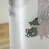 Suminoe MOOMIN Poot Border Voile Curtain Sheer 1 Piece 100 X 198cm GR 342-73883