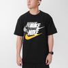 Nike Sport Casual Logo Print Short Sleeve T-Shirt Men Tops Black DV3317-010