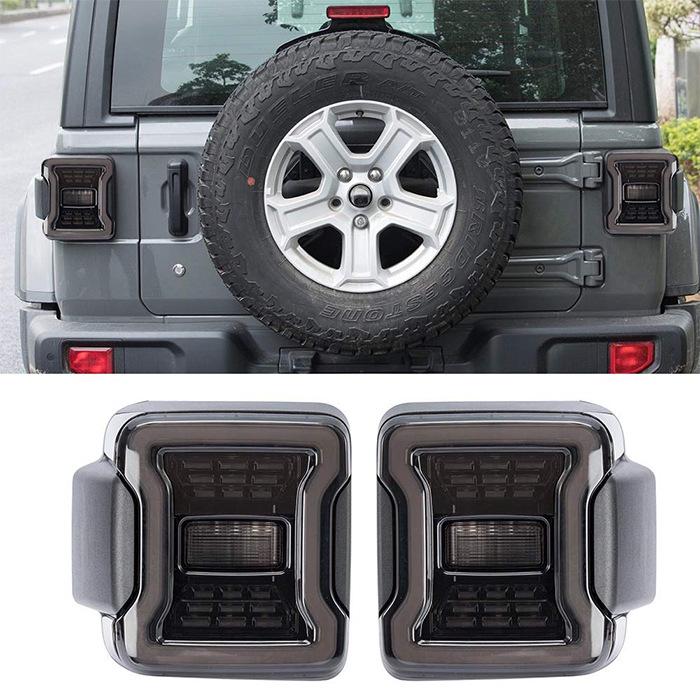 

Wrangler JL 2019 Taillight: Turn Signal, Brake, Reverse Light, Tail Light for Jeep Wrangler Modification European version