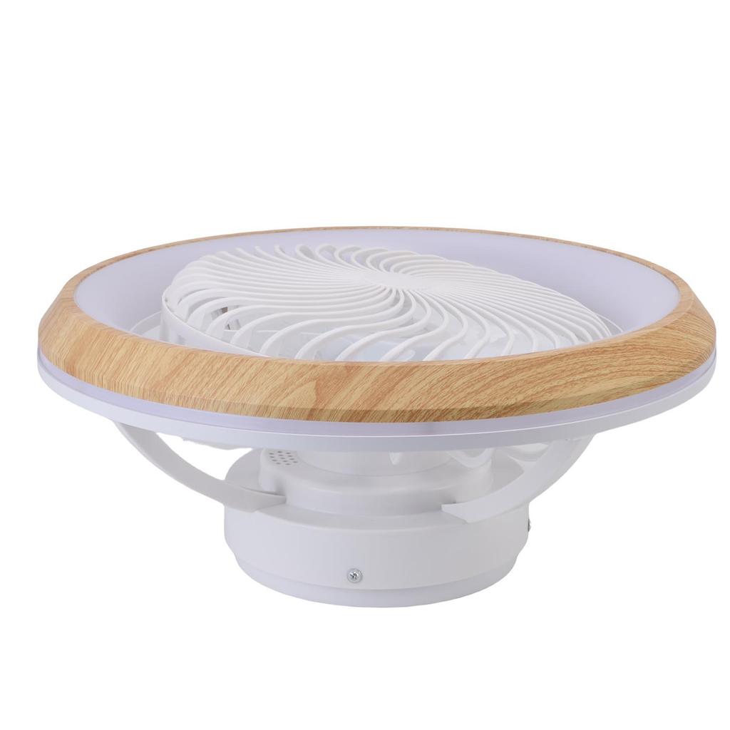LED Ceiling Fan Light 360 Degree Rotating APP Control Stepless Dimmable Flush Mount LED Chandelier with Timing Remote