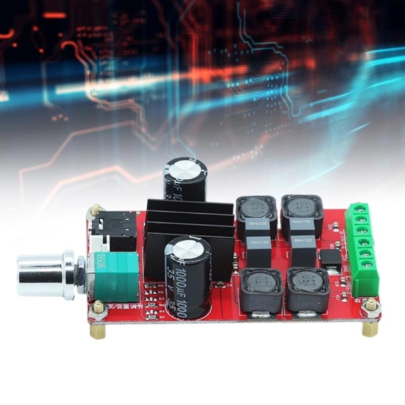 XH M189 3D Amp Board TPA3116D2 DC5-24V 2x50W with Short Circuit Protections for Audiophiles