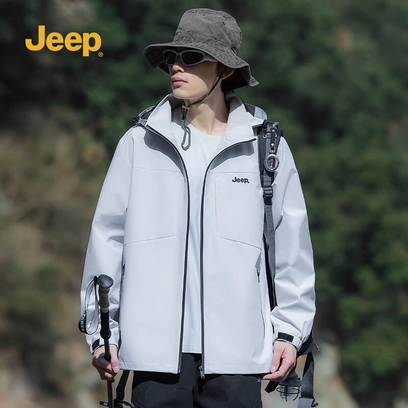 JEEP Unisex Hooded Outdoor Jacket