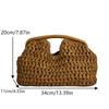 Elegant Woven Handbag Female Beach Straw Underarm Bag Versatile Exquisite Shoulder Bags Evening Bags For Women Gifts