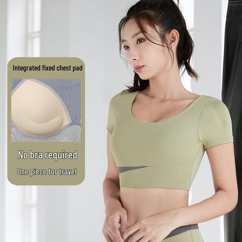 Color Block High-Waist Yoga Set: Quick-Dry, Tummy Control, Hip Lift, Two-Piece for Women