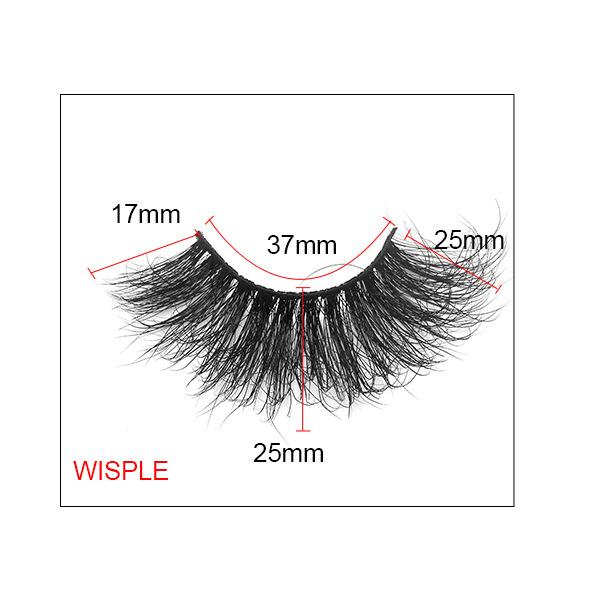 

Mink Hair False Eyelashes 8D Multi-Layer Exaggerated Three-Dimensional Extended Thick Curled Eyelashes