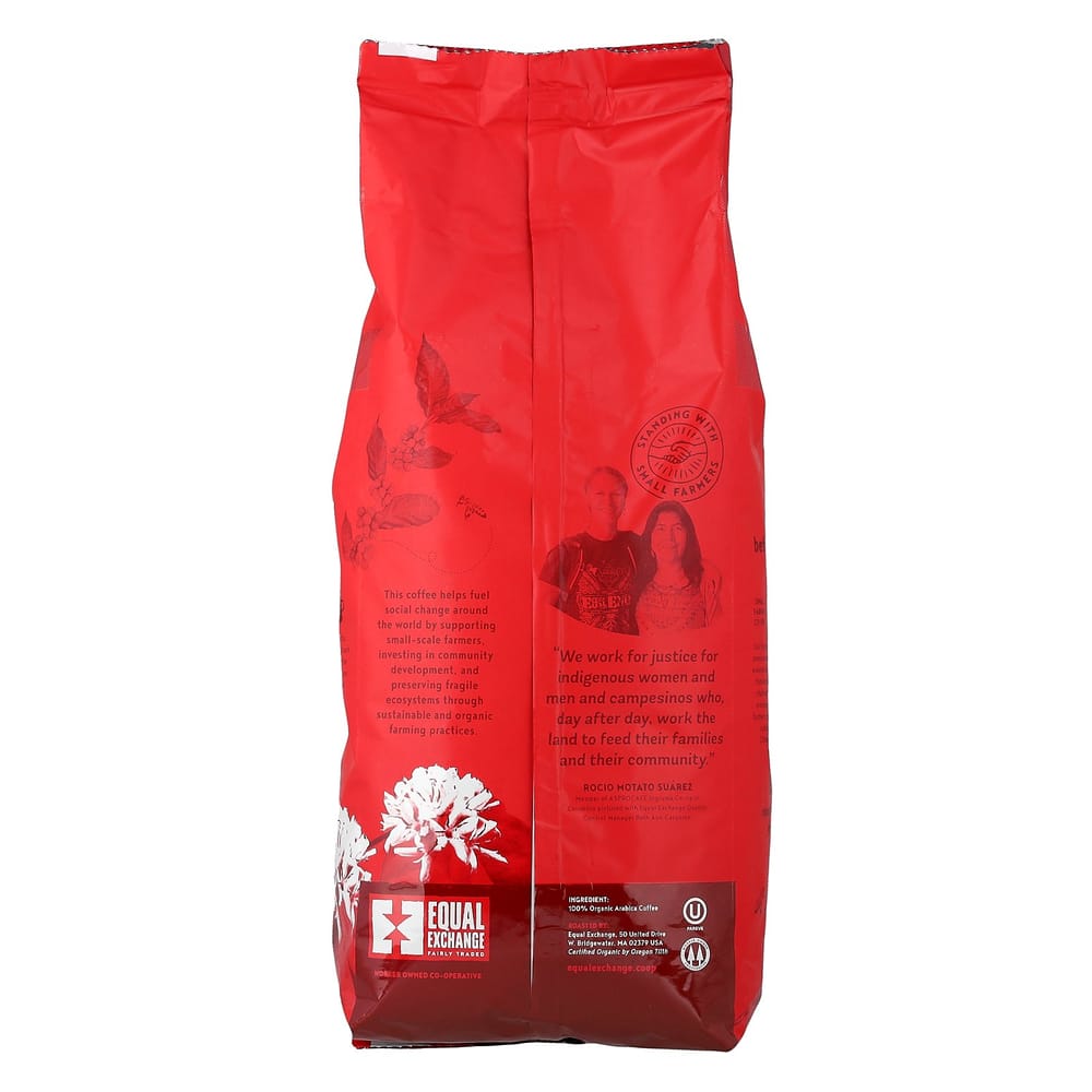 Equal Exchange Coffee Breakfast Blend Whole Bean Medium & French Roast 907g (2lb)