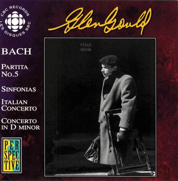 

CD GLENN GOULD Bach Partita No. 5 Sinfonias It PSCD2005 CBC 1993 Canada Classical Used