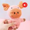 Puppy Dog Plush Squeaky Toys for Small Medium Dogs Bone Aggressive Chewers for Pet Cat Products Puppy Accessories