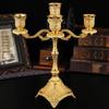 European Style Five-Head Candlestick Wedding Table Decoration Candelabra Holder For Dinner Hotel Home Lighting Decor Pieces