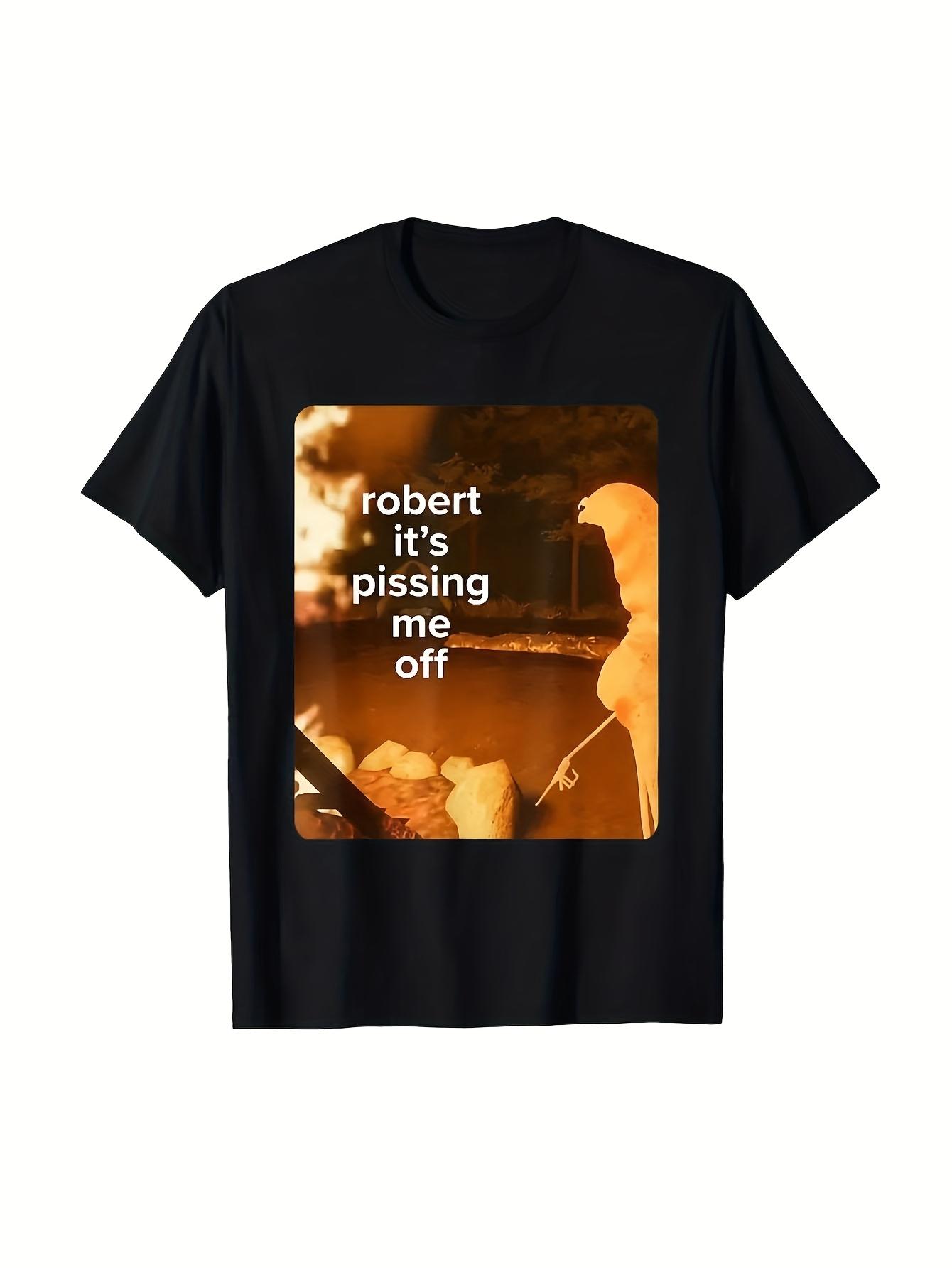 Marcus Snail Robert Meme T-Shirt for Men And Women - Funny Annoying Pattern T-Shirt XXL
