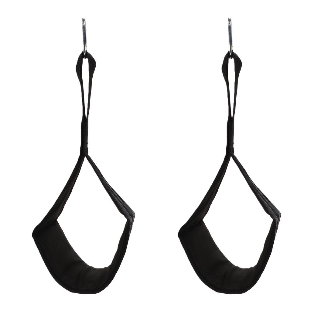 2Pcs Fitness Hanging AB Straps Hang Bar Strap for Pull Up Bar Core Strength Training with 2 Hooks