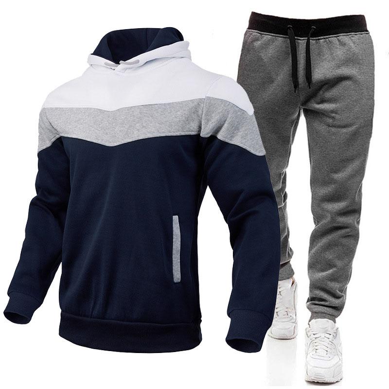 Men's Clothing Casual Sweatshirt Set Sweatshirts Men Hoodies Sports Tracksuit Jogging