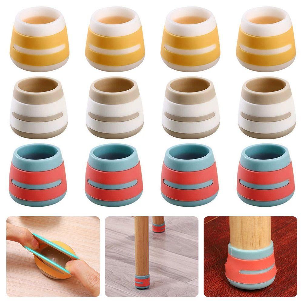 

Нескользящие колпачки для ножек стула, чехол для ног стула, подставка для ног, защитный чехол для ног стола, бесшумный табурет