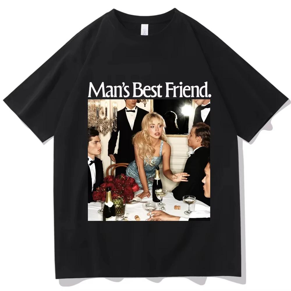 Comfortable season 2026 Sabrina-Carpenter Album Man&rsquo;s Best Friend T-shirt Harajuku Ronde Hals Casual Shirt Cadeau Oversized T-shirt Herenkleding Uni... 5XL veelkleurig