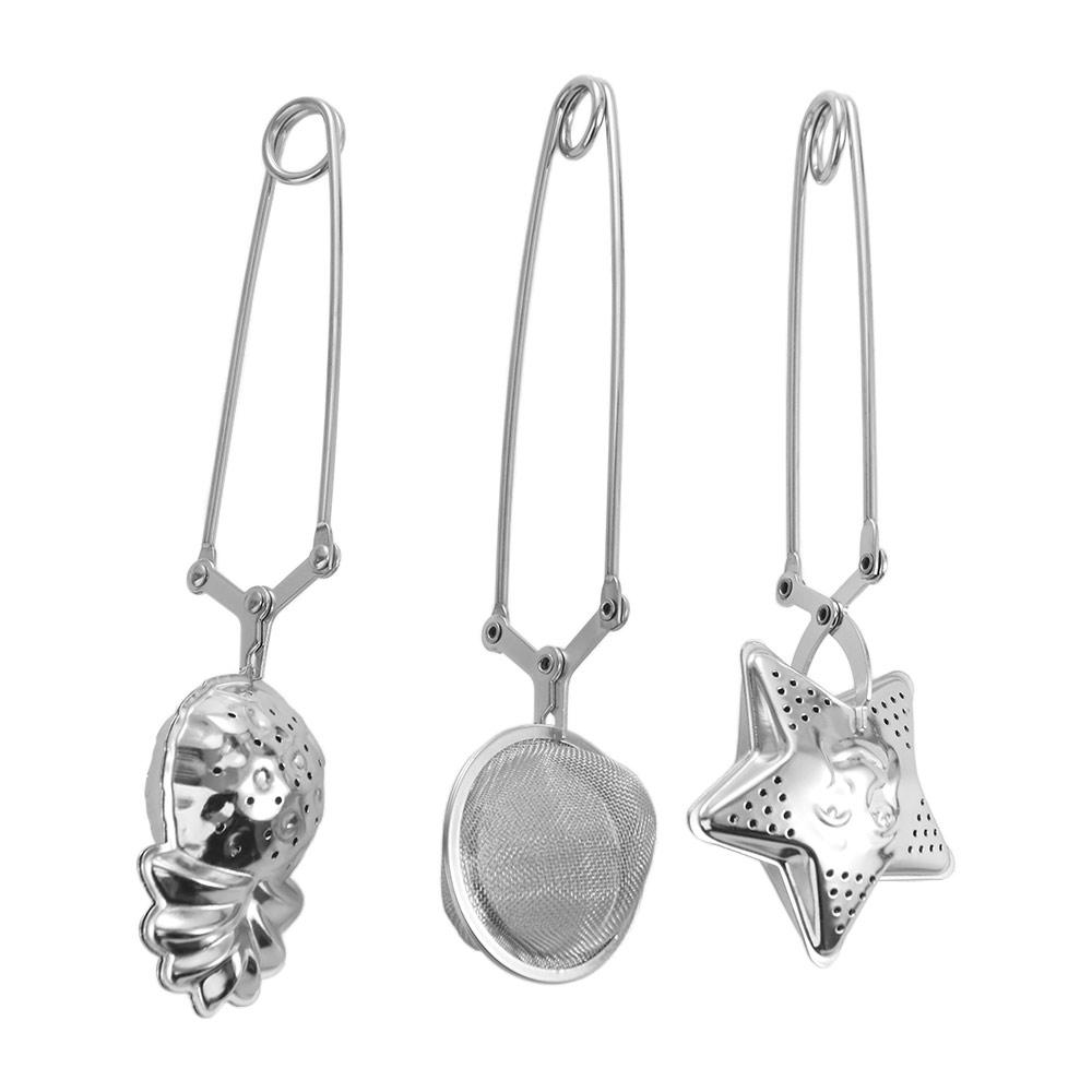 Filter with Handle Stainless Steel Brew Tea Tool Tea Leaf Filter Tea Infuser Tea Ball Tea Strainer