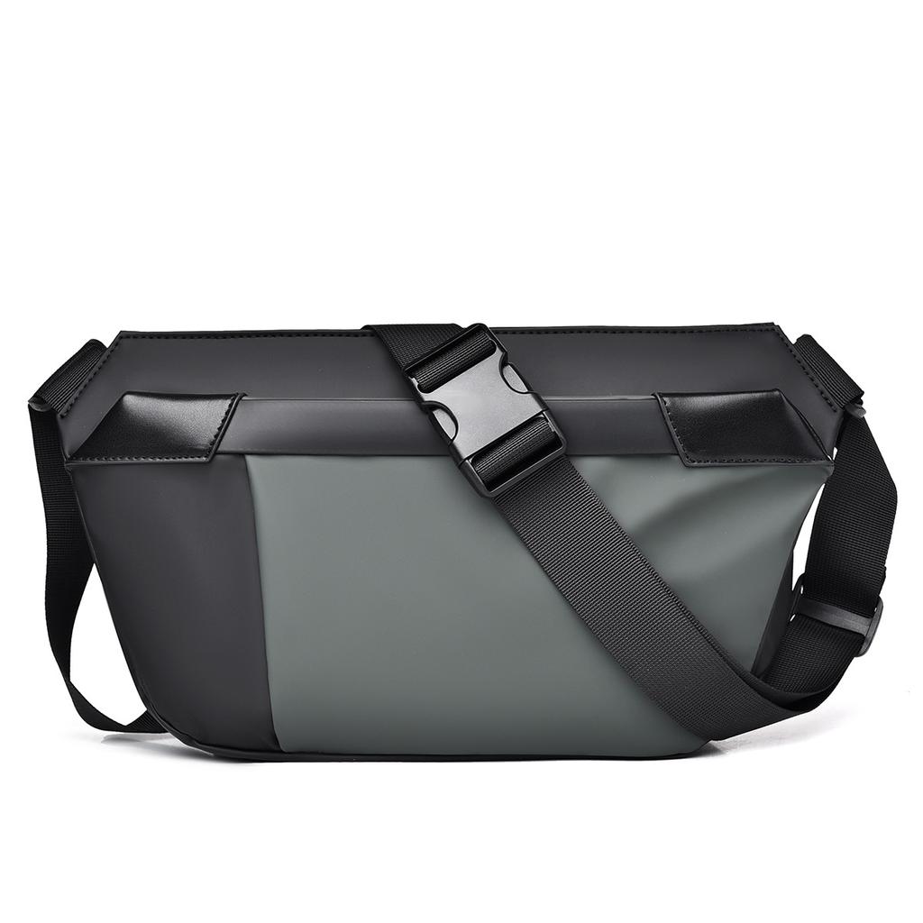 Crossbody Bag Men's Waterproof Chest Bag Fashionable Shoulder Bag