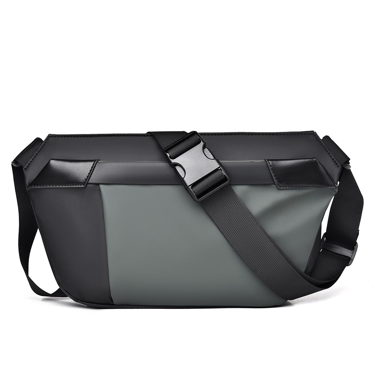 

Сумка через плечо Мужская водонепроницаемая нагрудная сумка Модная сумка через плечо зелёный