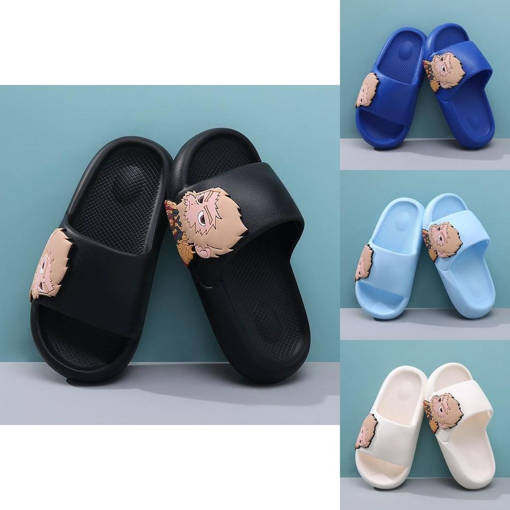 Breathable Black Wukong Childrens Slippers For Home Bathing And Comfort Indoor