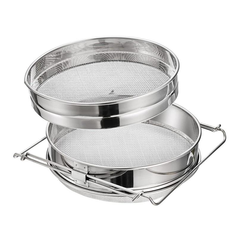 Filtro per Miele Ultra-Fine Regolabile a Doppio Schermo in Acciaio Inossidabile