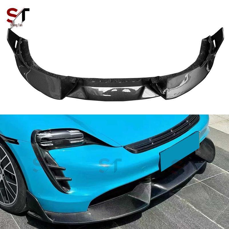 

Porsche Taycan MS Style Carbon Fiber Front Lip Spoiler Kit