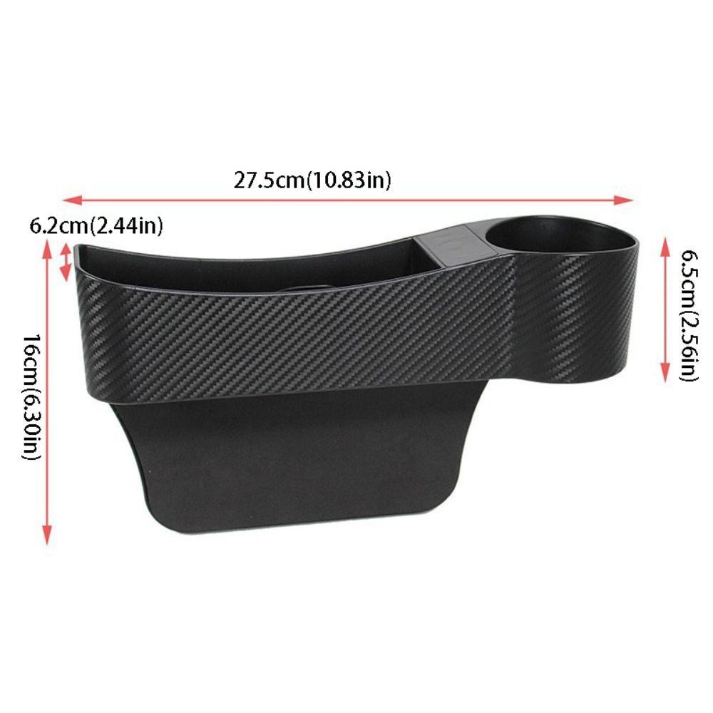 Water Cup Holder Car Gap Storage Box Easy Install Car Storage Organizer Multi-functional Design