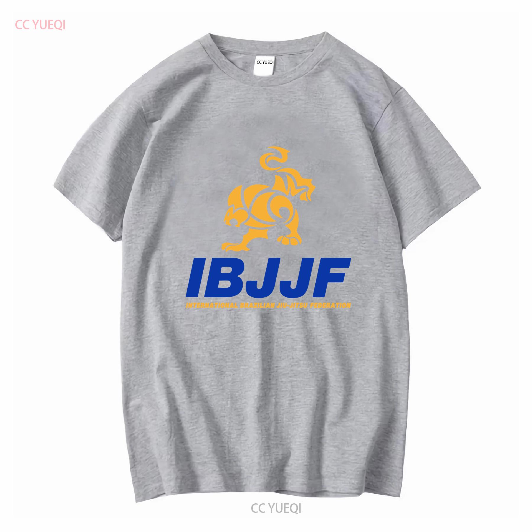 

IBJJF Міжнародна Федерація Бразильського Джиу-Джитсу Чоловіча Чорна Футболка S 5XL вінтажна Прана графіка Розтягнута homme Легкий 4XL