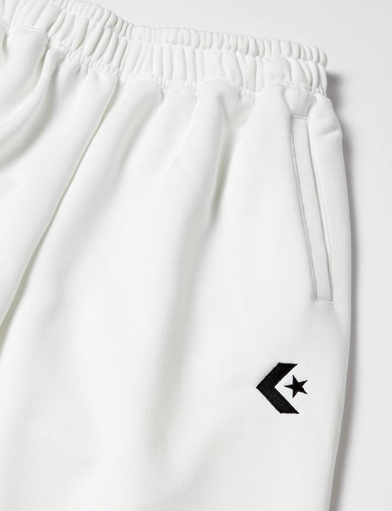 Converse Basketball Pants CB141204 White Japanese S To Japanese Size (Buttoned Hem) Men's (equivalent S)