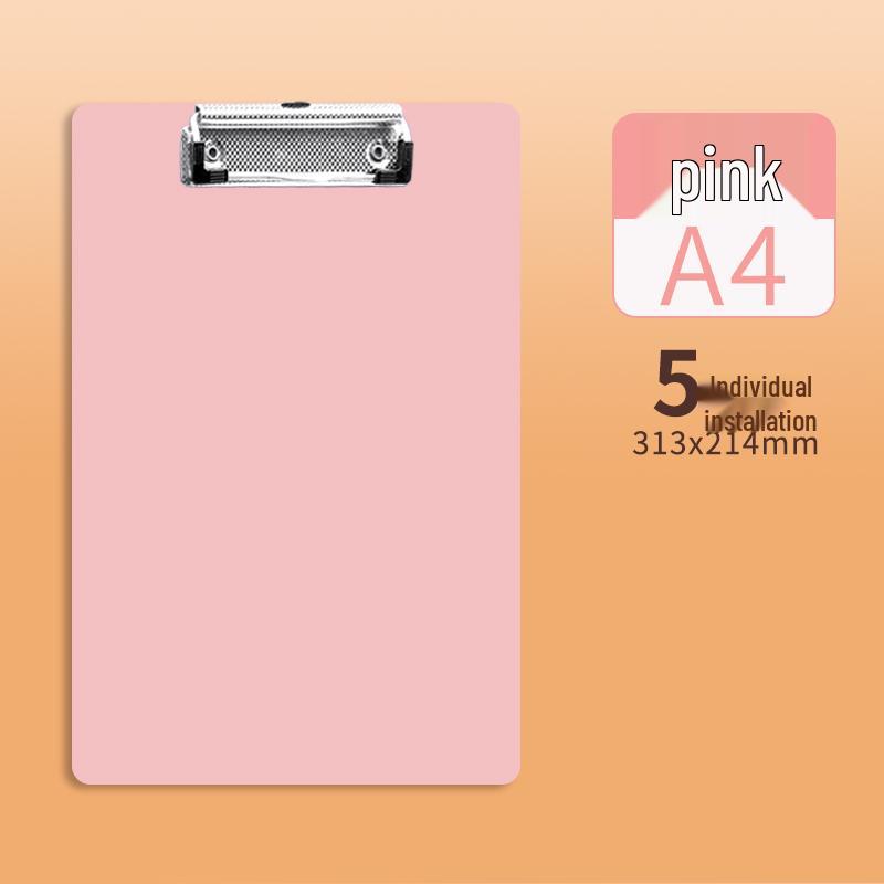 Morandi A4 Clipboard with Strong Clip for Writing, Office, and Meeting Notes