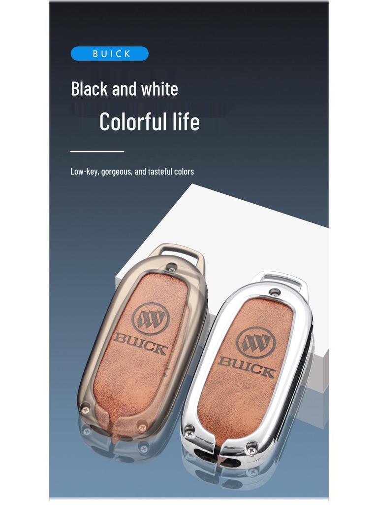 Buick Envision Key Case: Full Wrap Metal Protective Shell for Enclave, Regal, and LaCrosse Keychains
